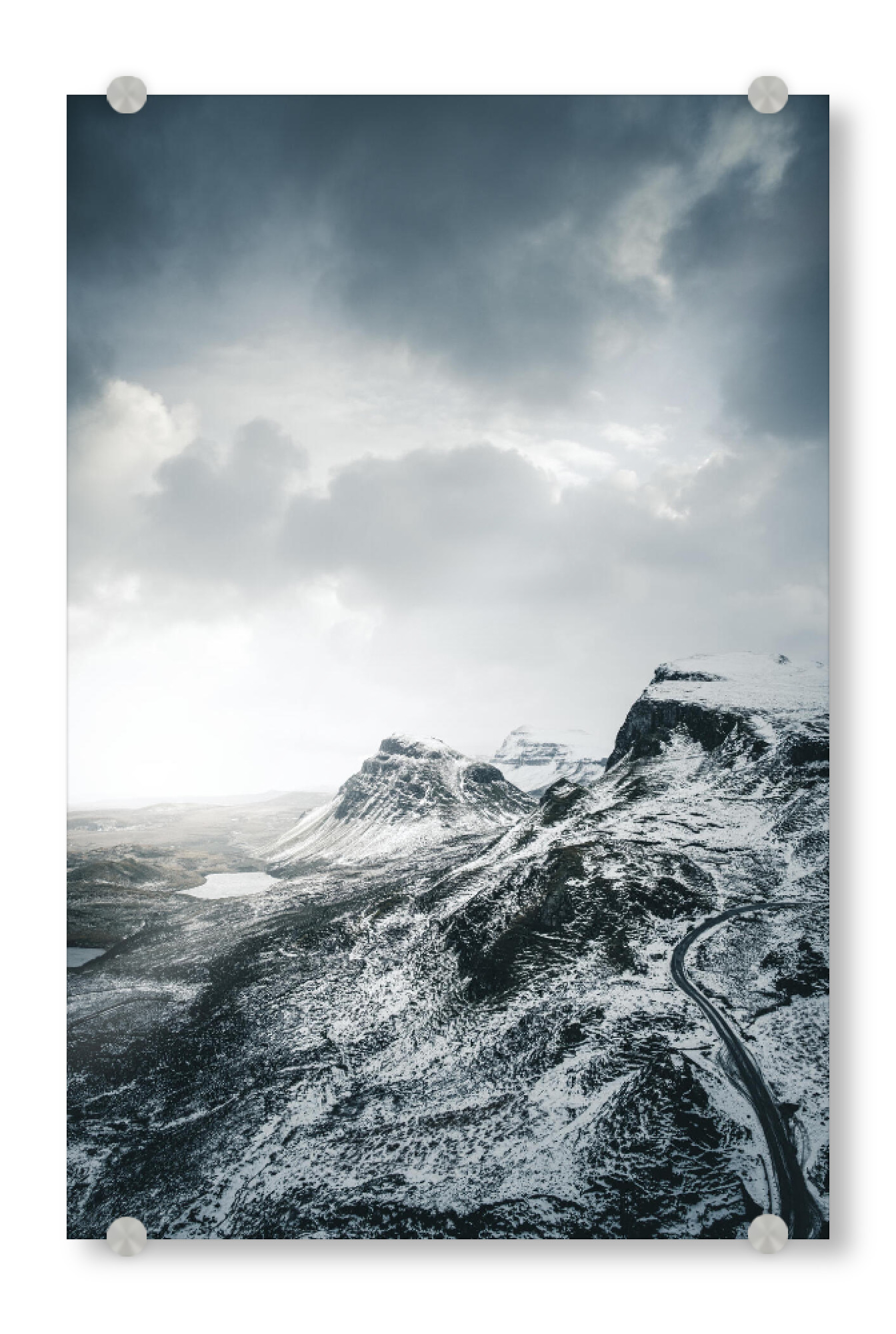Acrylglasbild "Winterlandschaft Isle Of Skye" artboxONE - Natur,Reise,Reise / Länder