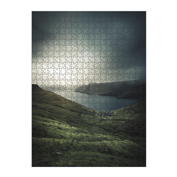 artboxONE Puzzle "Funningur" artboxONE - Natur - Inseln,Nebel,Berge - Bild inseln