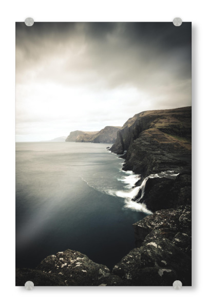 Acrylglasbild "Klippe - Färöer Inseln" artboxONE - Natur,Reise,Reise / Länder