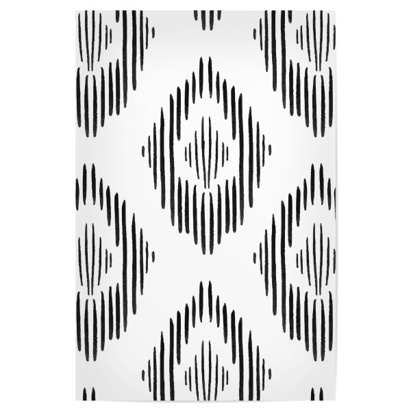Poster "Abstract Ethno" artboxONE - Abstrakt,Schwarzweiß - Abstract,Ethno,Boho,Abstrakt