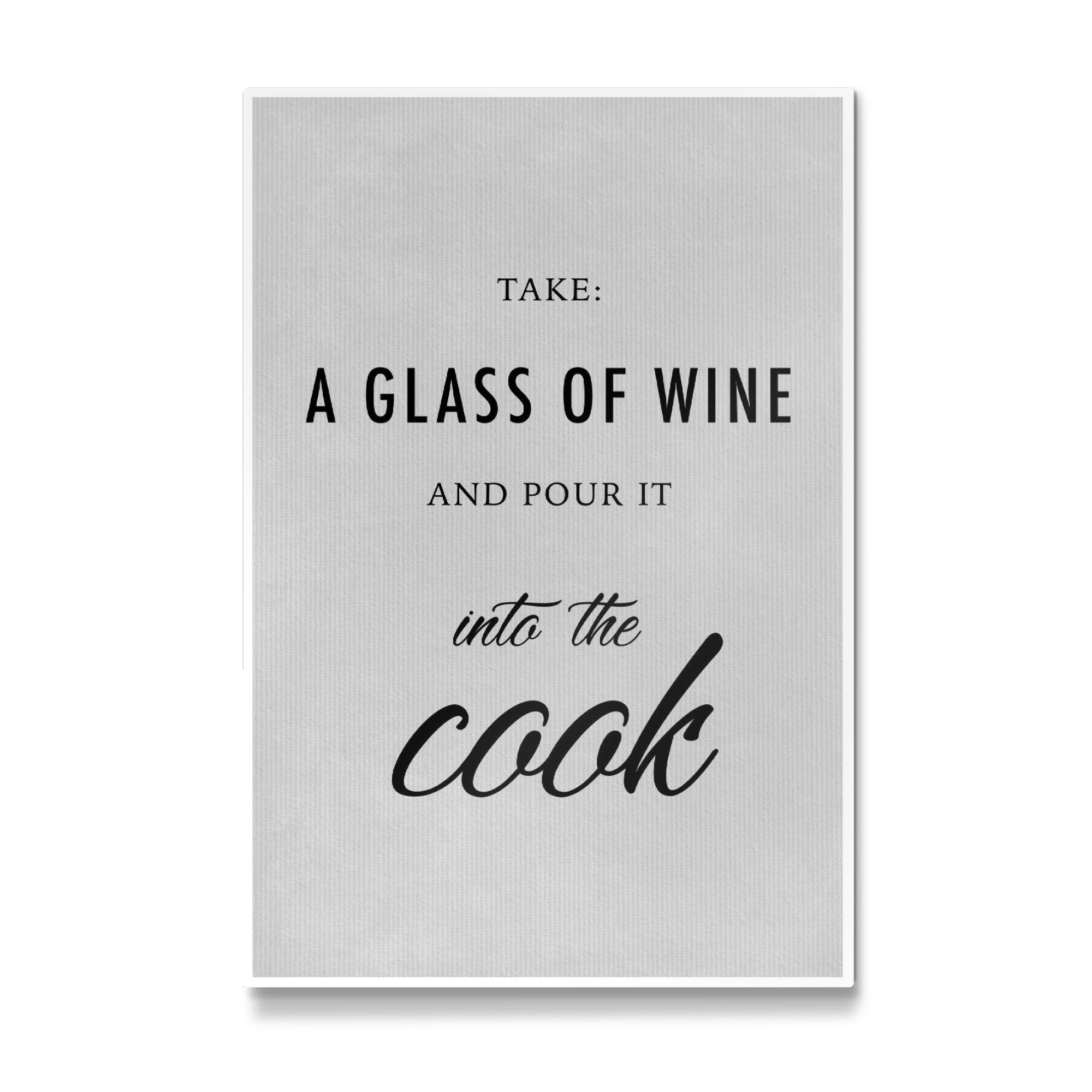 Galerie-Print "Take: A Glass of Wine" 75x50 cm artboxONE