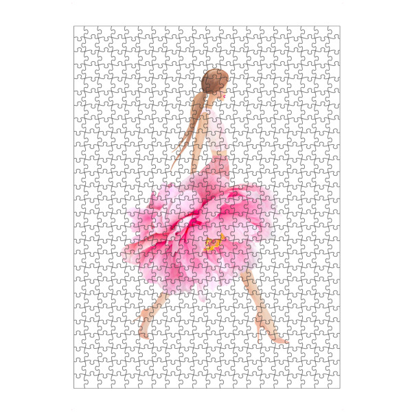 artboxONE Puzzle "Fashion peonies" artboxONE - Floral,Fashion - Floral,Botanical,Peony,Peonies,For girl,Pink,Art styles,Summer - Bild floral