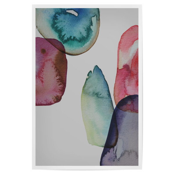Poster "Watercolour lover" artboxONE - Abstrakt - Watercolour,Watercolor,Wasserfarbe,Splash