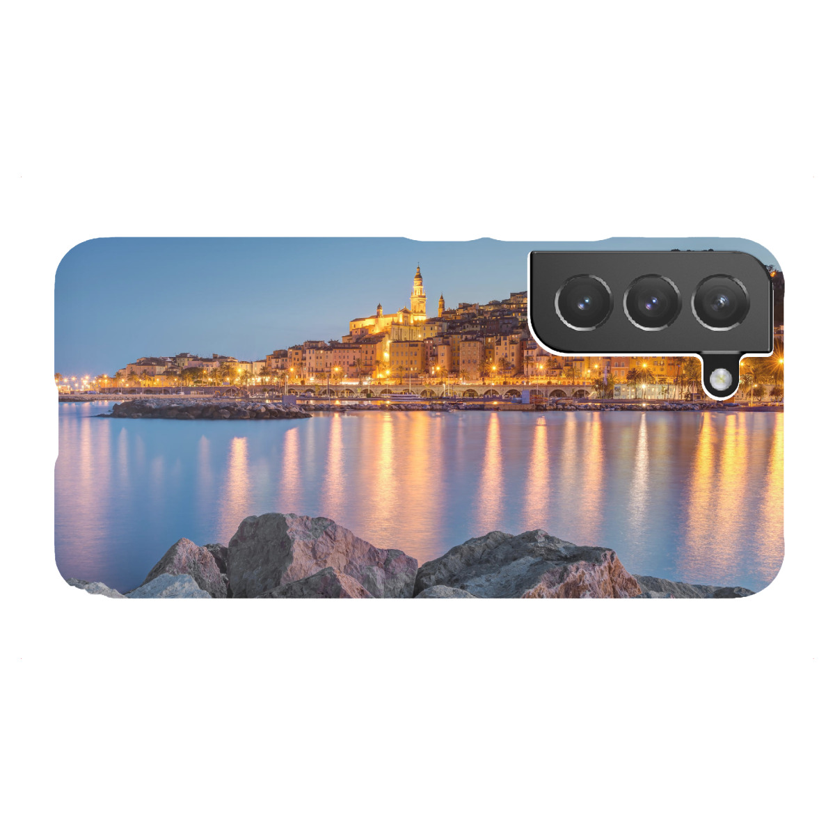 "Menton an der Côte d'Azur"für Samsung Galaxy - Premium-Case Handyhülle artboxONE