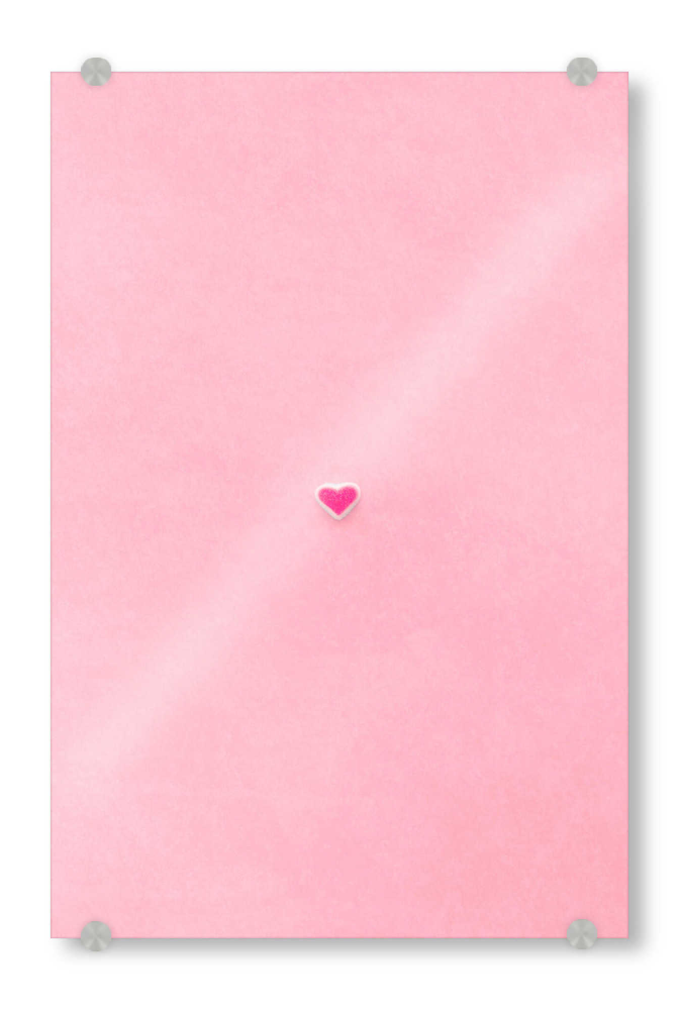 Acrylglasbild "Little sweetheart" artboxONE - Liebe,Für Mama - Herz,Liebe,Pink,Sweets