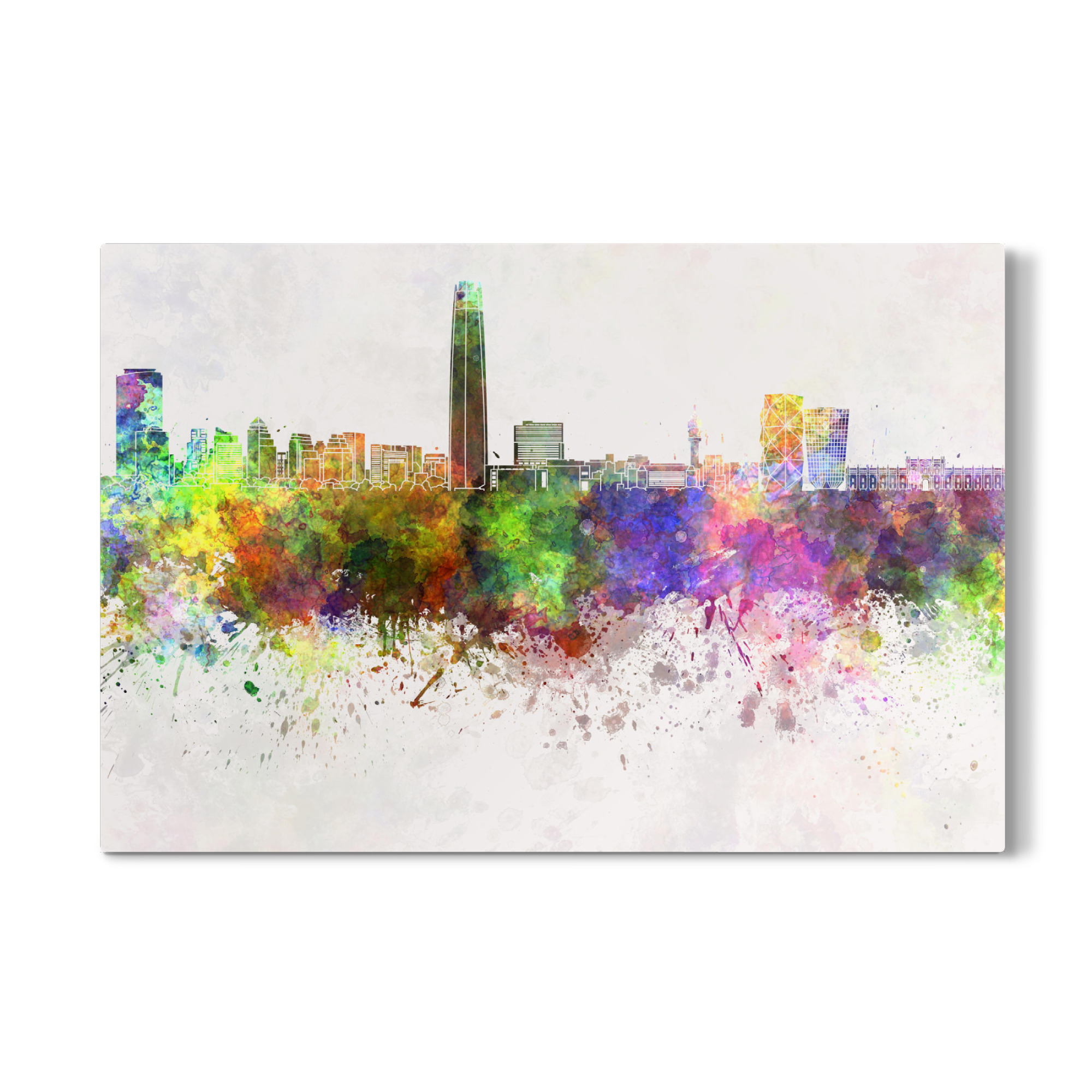 Galerie-Print "Santiago de Chile V2 skyline" 30x20 cm artboxONE