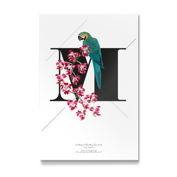 Galerie-Print "Botanical Alphabet-M" 30x20 cm artboxONE