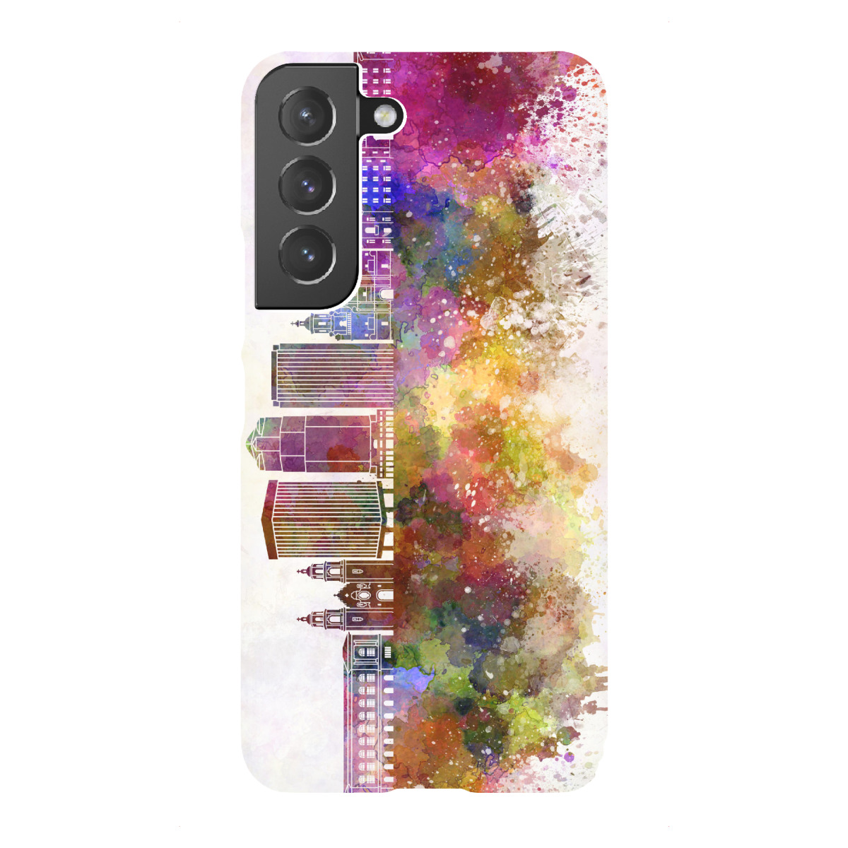 Samsung Galaxy "Tucson V2 skyline in watercolor" Premium-Case Handyhülle artboxONE