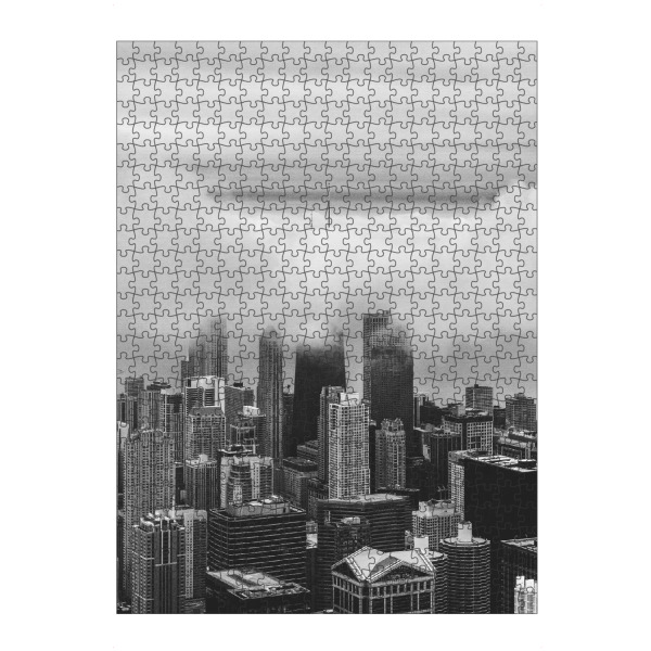 artboxONE Puzzle "Steps to the sky" artboxONE - Städte,Schwarzweiß - Skyscaper,Sky,Modern,Buildings - Bild skyscaper