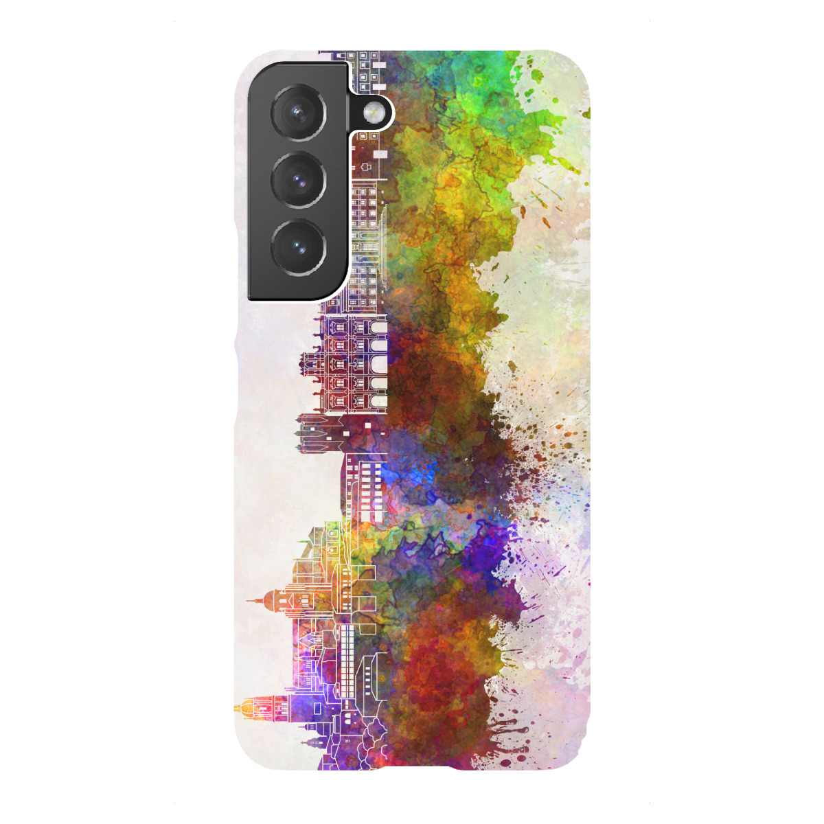 "Salamanca skyline in watercolor"für Samsung Galaxy - Premium-Case Handyhülle artboxONE