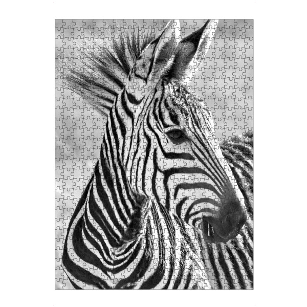 Puzzle Ravensburger "Zebra Baby Portrait" artboxONE - Tiere,Schwarzweiß - Zebra - Bild zebra