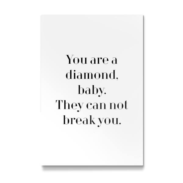 Galerie-Print "You're a diamond, baby" 30x20 cm artboxONE