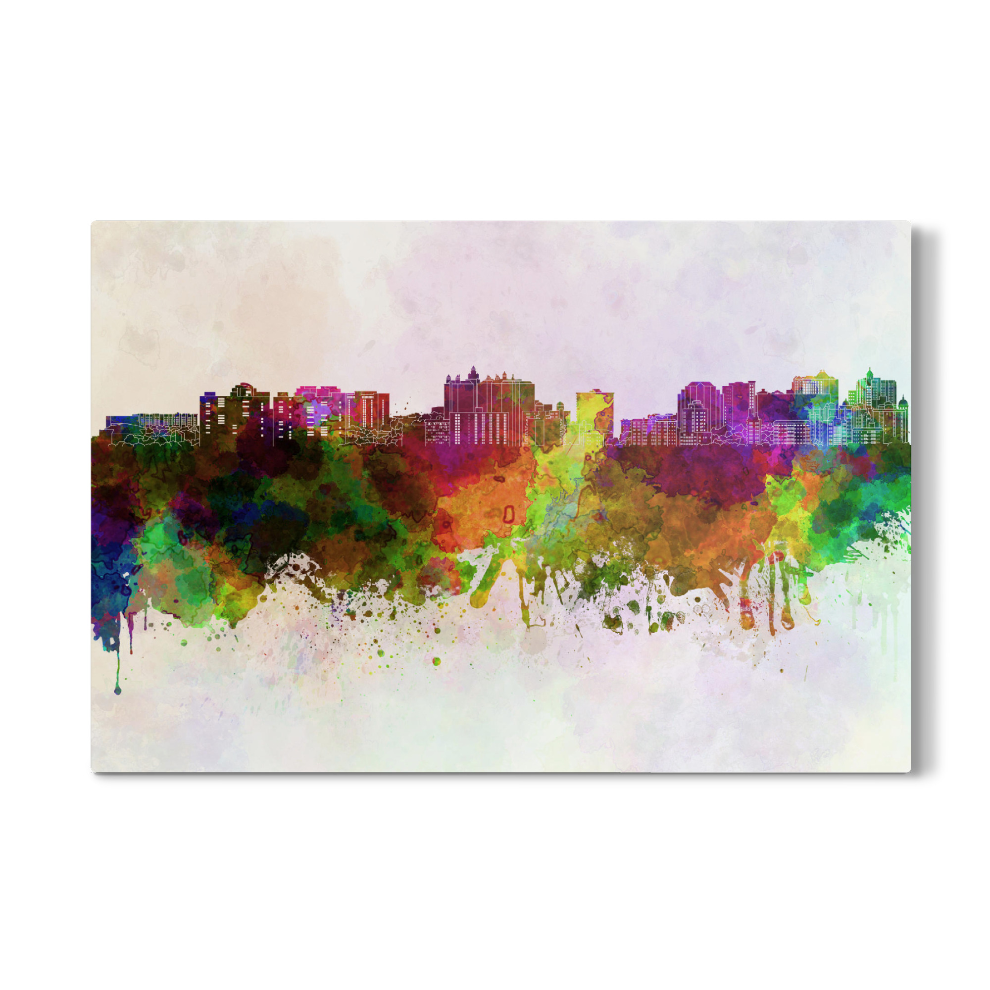 Galerie-Print "Sarasota skyline in watercolor" 75x50 cm artboxONE