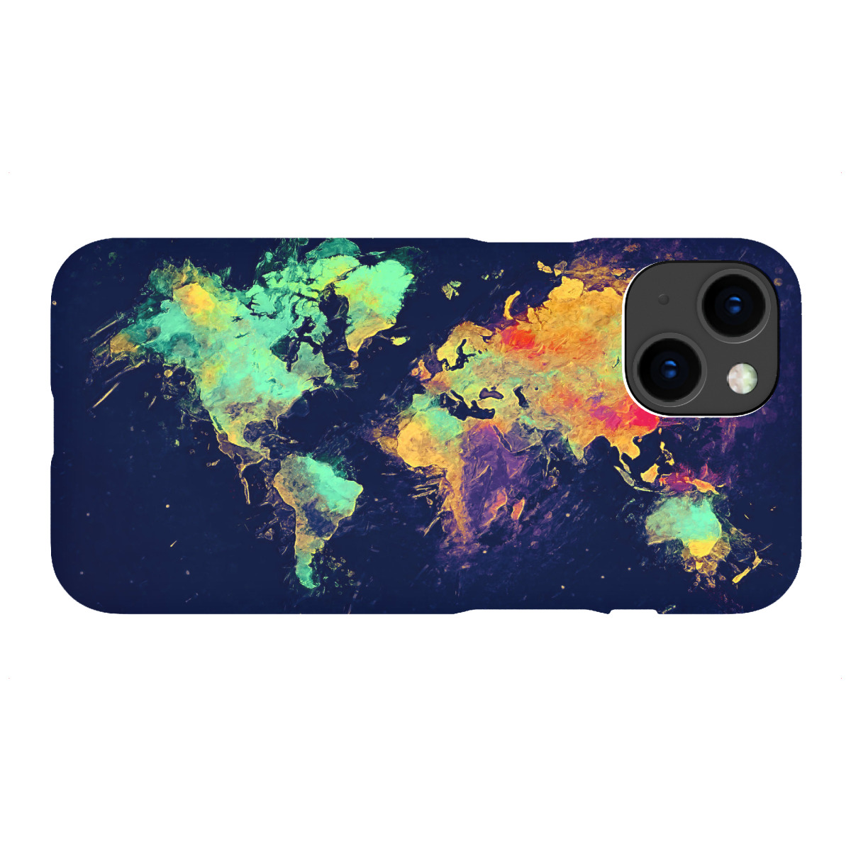 "World map oil colors"für iPhone - Premium-Case Handyhülle artboxONE