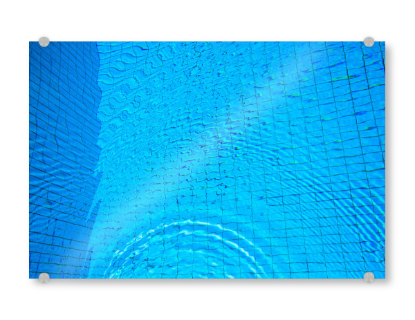 Acrylglasbild "Deep Swimming Pool Ripples" artboxONE - Abstrakt,Unterwasser - Pool