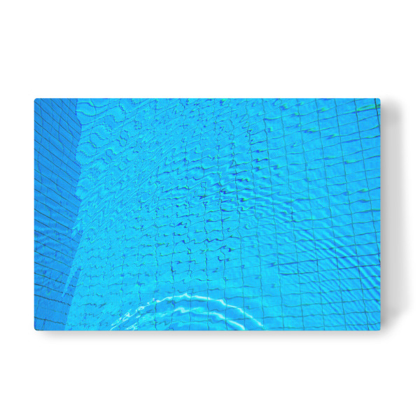 Leinwandbild "Deep Swimming Pool Ripples" artboxONE - Abstrakt,Unterwasser - Pool
