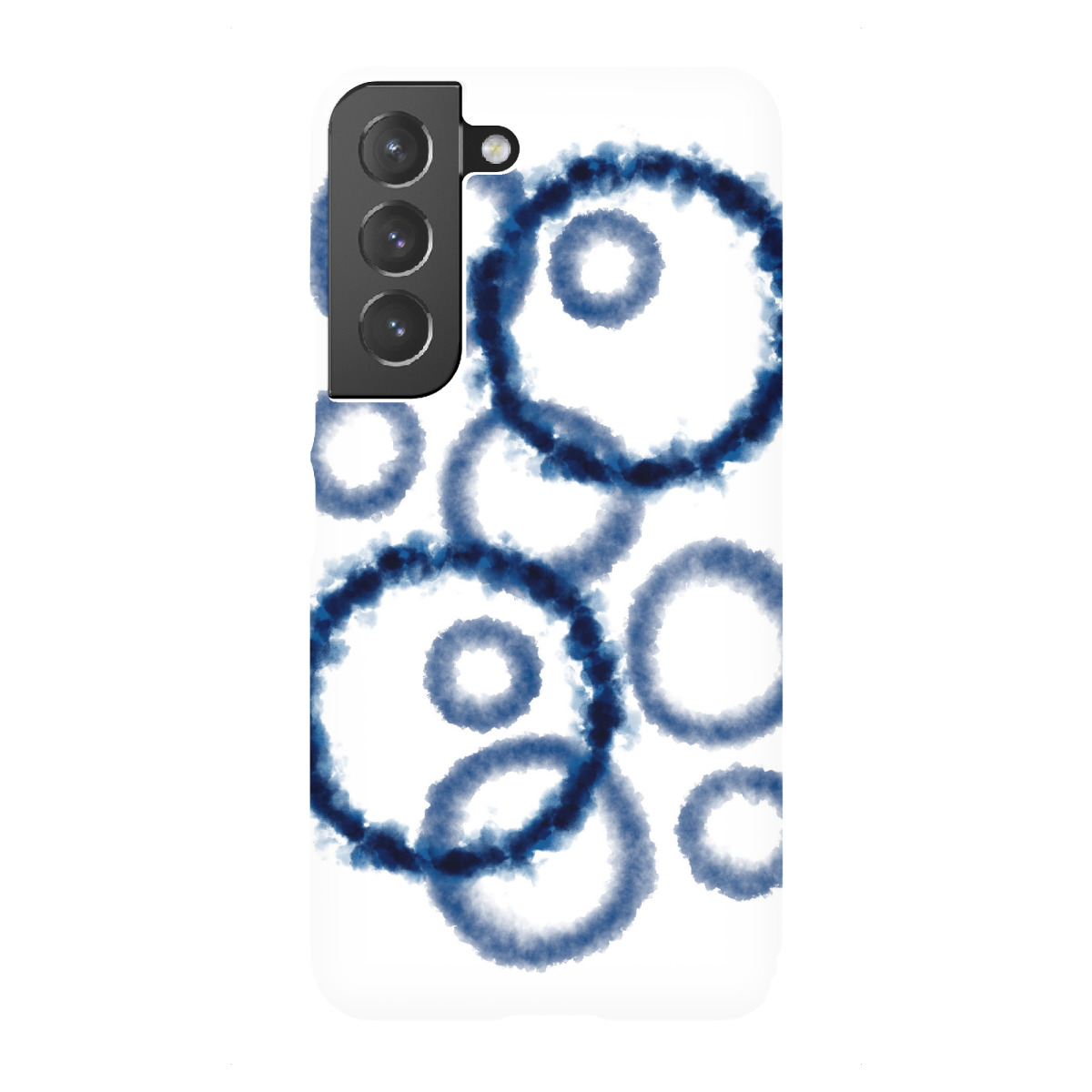 Samsung Galaxy "Blue Circles" Premium-Case Handyhülle artboxONE
