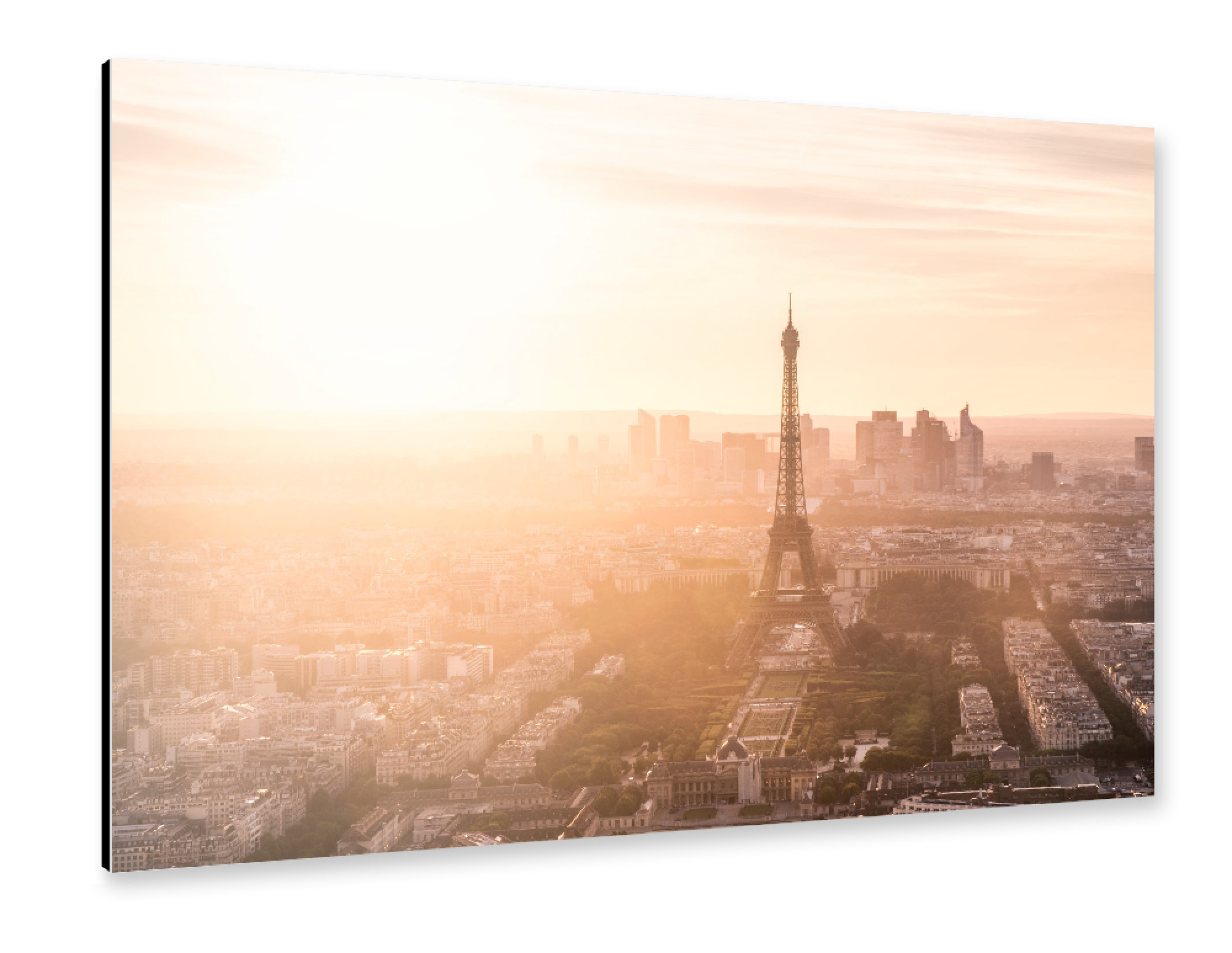 Alu-Dibond "Paris Sunset" 30x20 cm artboxONE