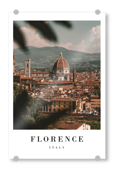 Acrylglasbild "Dreamy Florence" artboxONE - Städte - Renaissance,Italy,Building