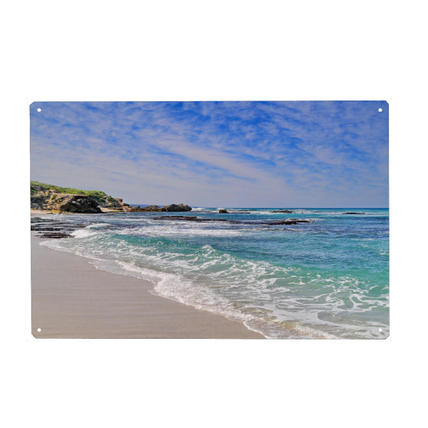 Metall Poster "De Hoop National Park Strand" artboxONE - Reise / Afrika - De hoop,Strand,Meer,Südafrika - Blechschild