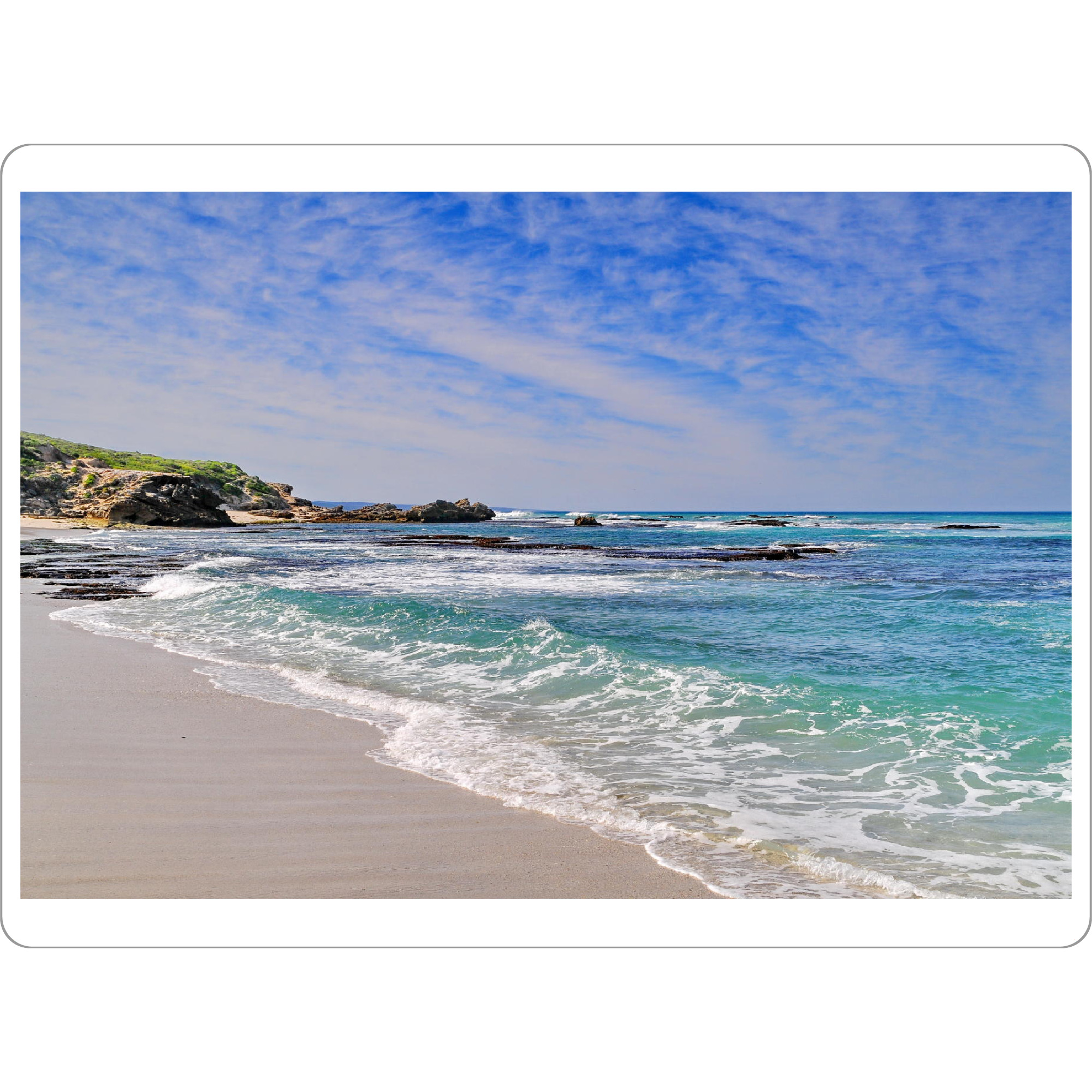 Tischset "De Hoop National Park Strand" artboxONE - Reise / Afrika - De hoop,Strand,Meer,Südafrika - Bild de hoop