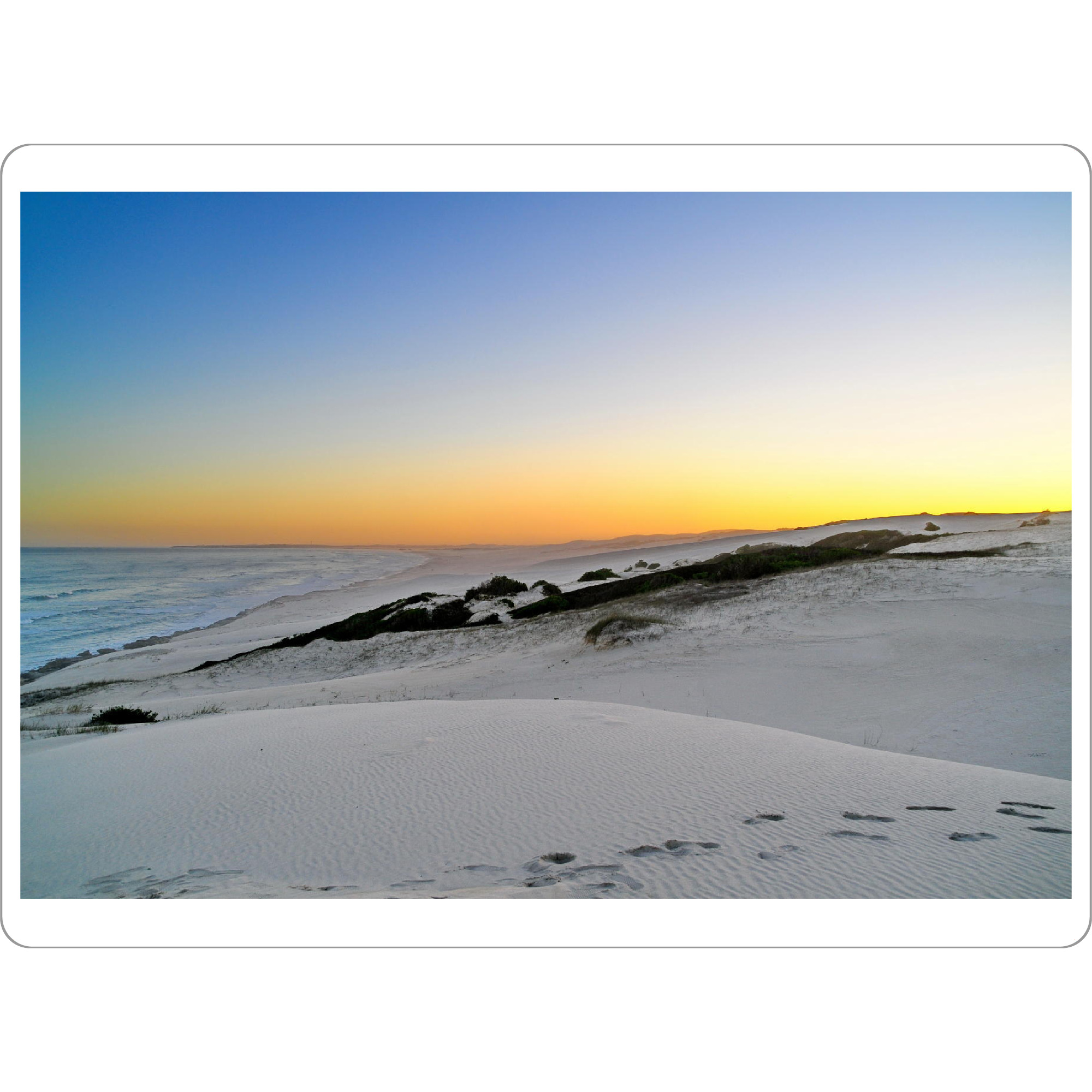 Tischset "De Hoop National Park" artboxONE - Reise / Afrika - Südafrika,Meer,Strand - Bild südafrika