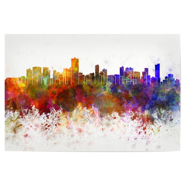 Poster 30x20 cm "Salvador de Bahia skyline" artboxONE - Städte - Salvador de bahia