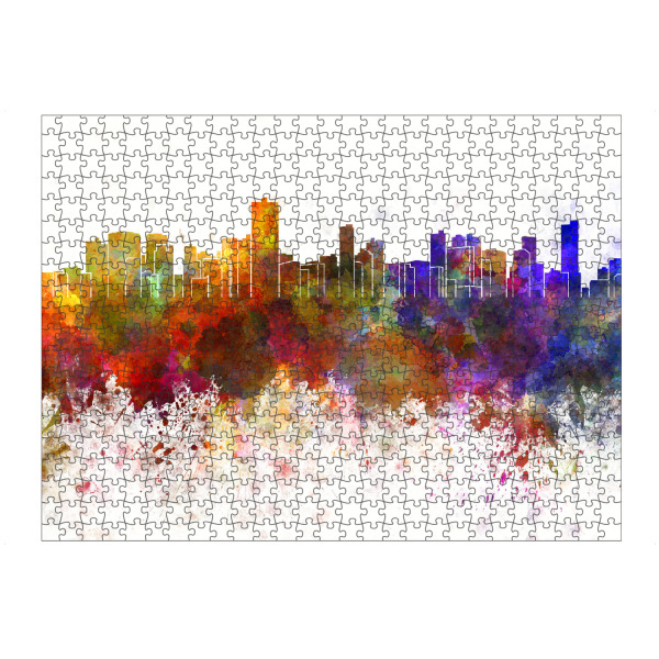 Puzzle Ravensburger "Salvador de Bahia skyline" artboxONE - Städte - Salvador de bahia - Bild salvador de bahia