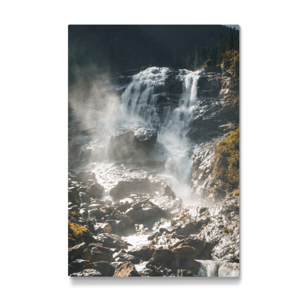 Galerie-Print "Wasserfall im Sonnenaufgang" 30x20 cm artboxONE
