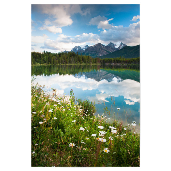Poster "Herbert Lake" artboxONE - Natur,Reise,Reise / Länder - Herbert lake,Bergsee