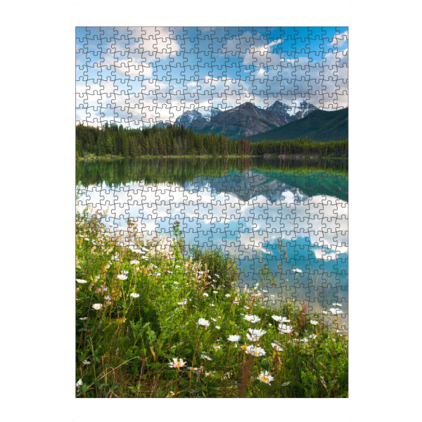 artboxONE Puzzle "Herbert Lake" artboxONE - Natur,Reise,Reise / Länder - Herbert lake,Bergsee - Bild herbert lake
