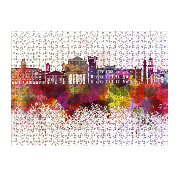 artboxONE Puzzle "Triestre skyline in watercolor" artboxONE - Städte,Reise,Abstrakt,Städte / Weitere - Skyline,Triestre,Italy - Bild skyline