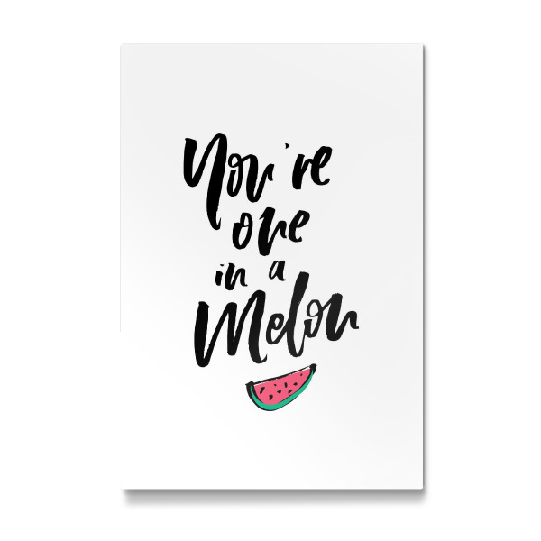 Galerie-Print "You're One in A Melon - Quote" 30x20 cm artboxONE