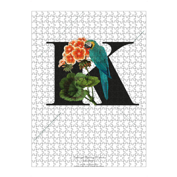 artboxONE Puzzle "Botanical Alphabet-K" artboxONE - Buchstaben,Buchstaben / K