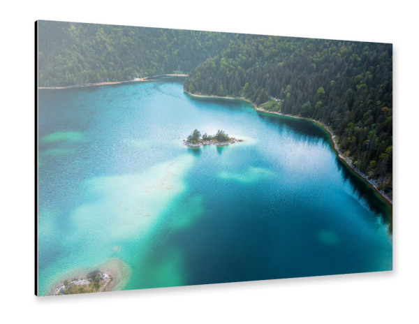 Alu-Dibond "Karibikstimmung in den Alpen" 30x20 cm artboxONE