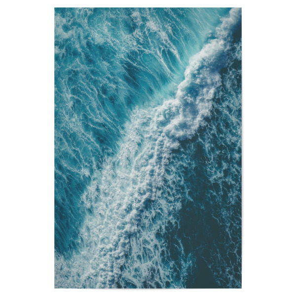 Poster "Collision" artboxONE - Natur - Ocean,Water,Waves