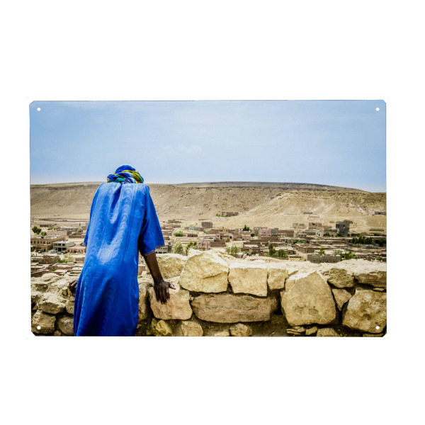 Metall Poster "BEDOUIN OF SAHARA" artboxONE - Natur - Sahara,Bedouin,Desert,Islam,Muslim - Blechschild