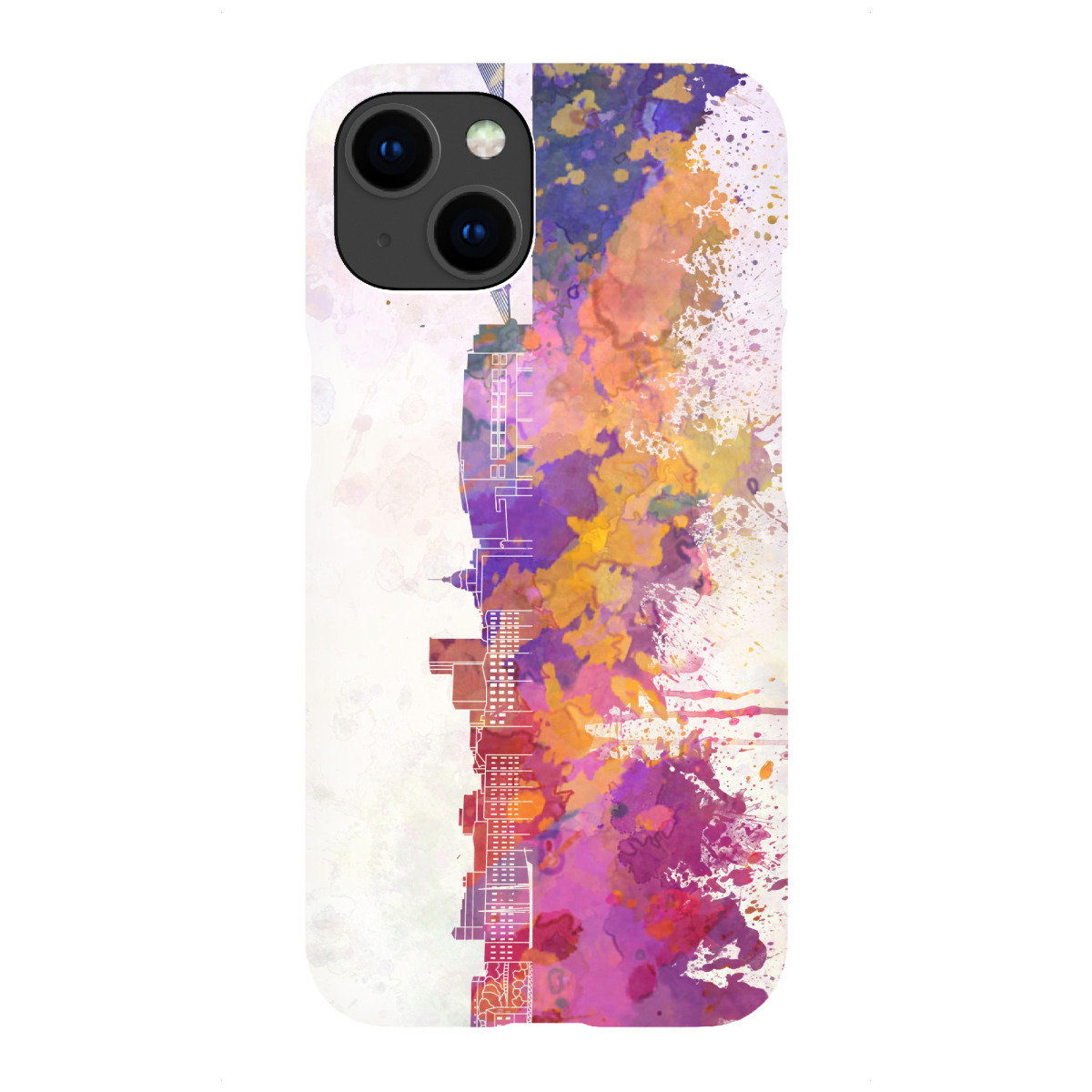 iPhone "Savannah skyline in watercolor" Premium-Case Handyhülle artboxONE