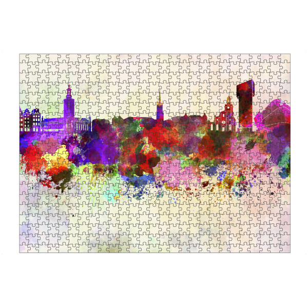 artboxONE Puzzle "Stockholm skyline in watercolor" artboxONE - Städte / Stockholm - Stockholm - Bild stockholm