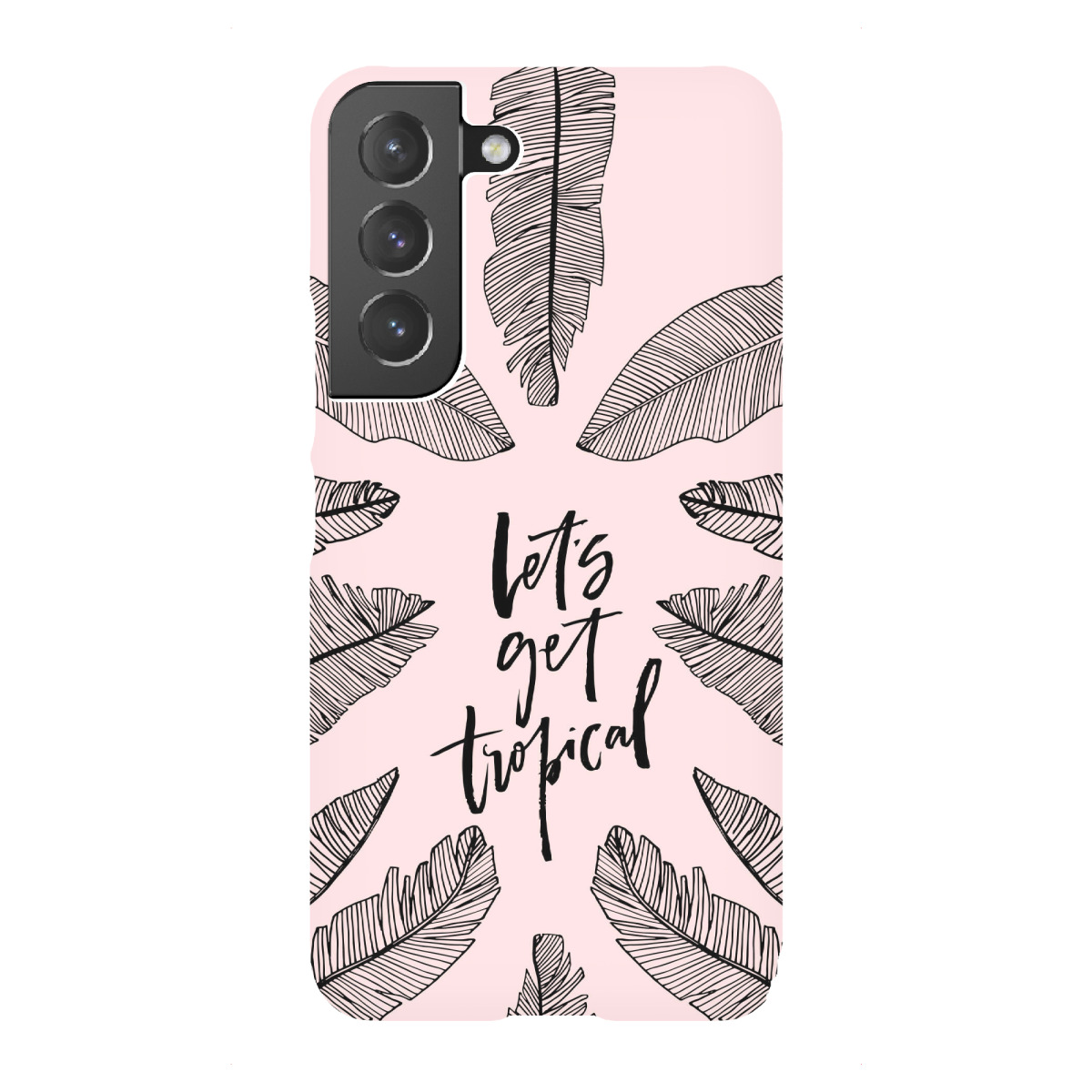 "Let's Get Tropical Quote"für Samsung Galaxy - Premium-Case Handyhülle artboxONE