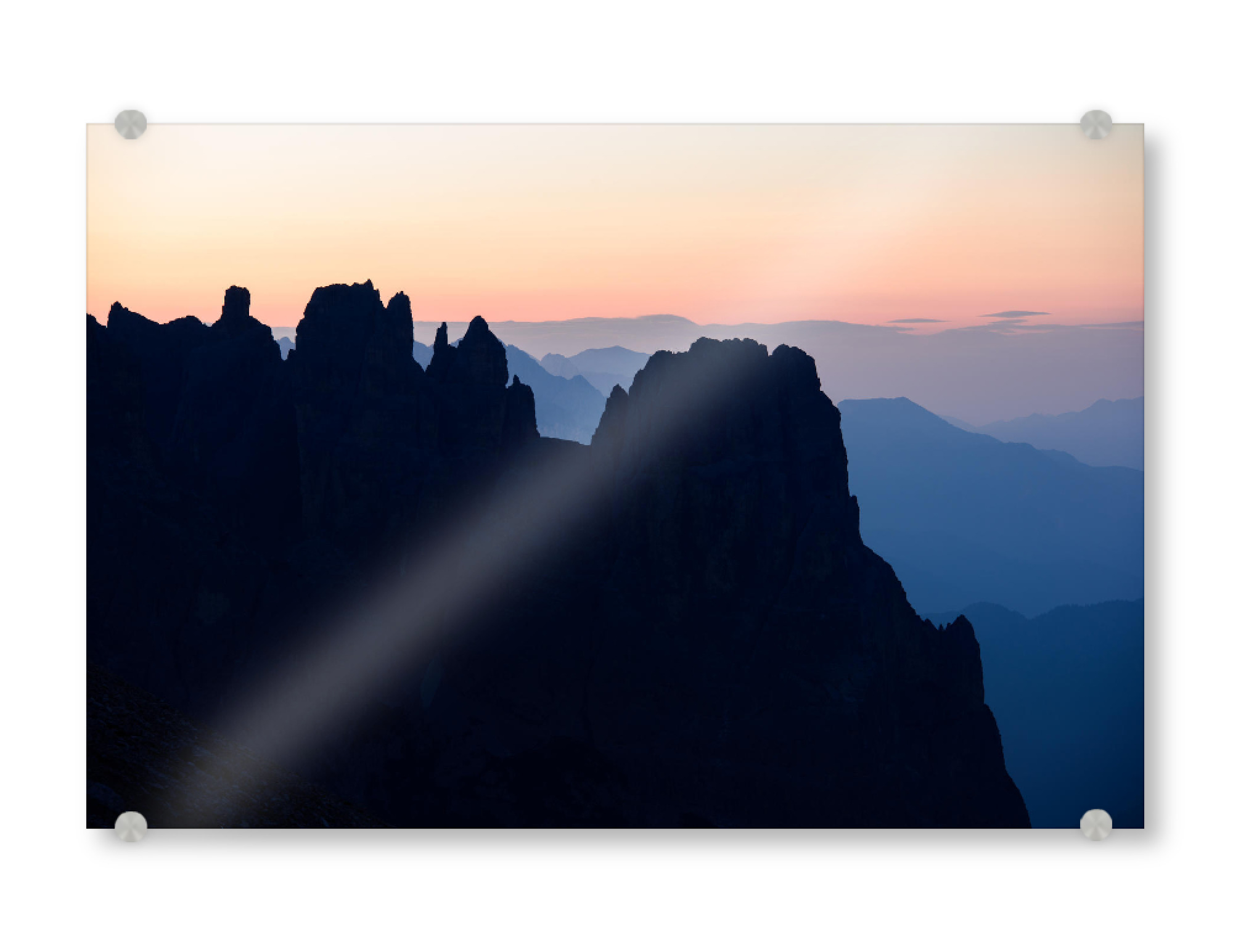 Acrylglasbild "Paternkoffel at sunrise" artboxONE - Natur - Paternkoffel,Berge,Sonnenaufgang,Morgendämmerung
