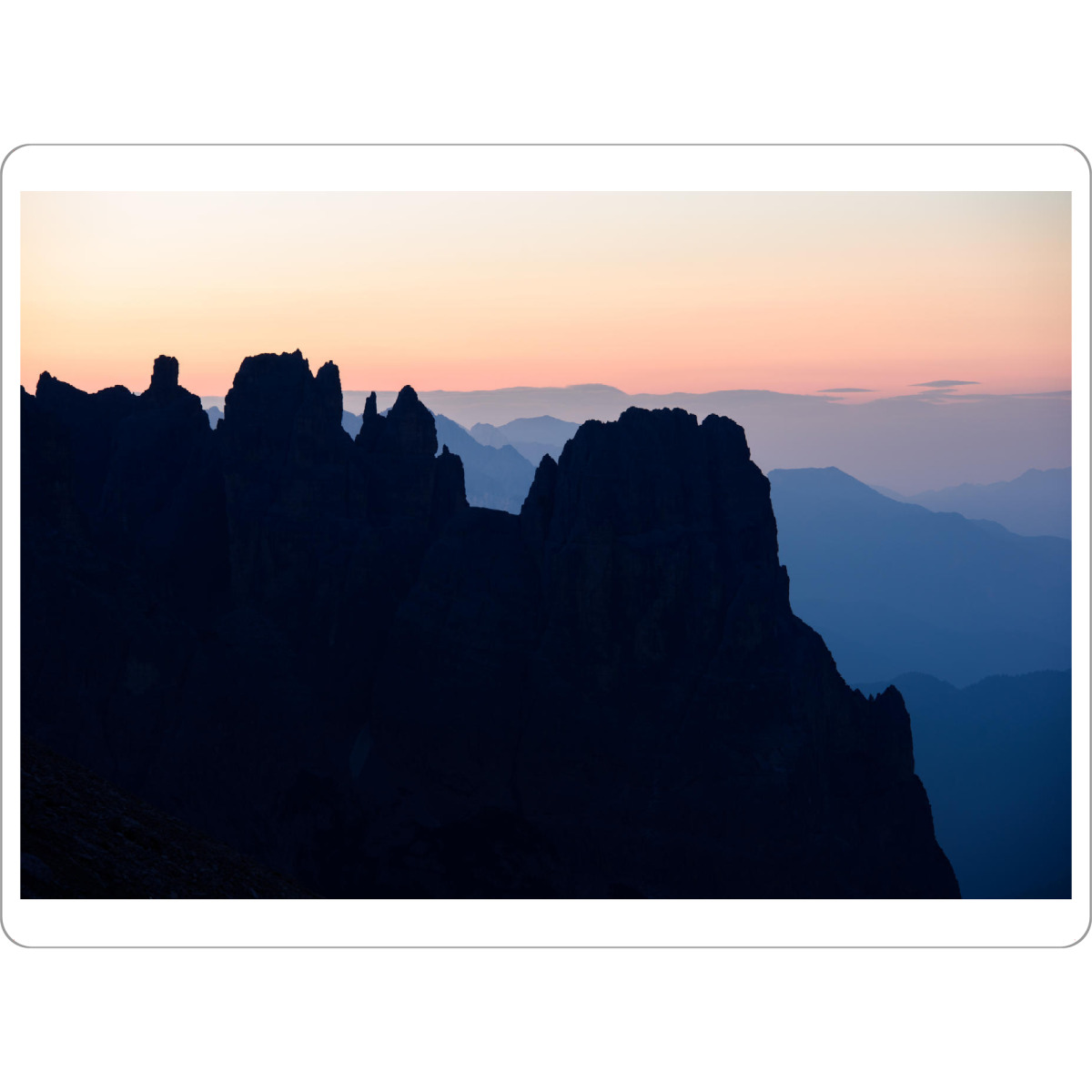 Tischset "Paternkoffel at sunrise" artboxONE - Natur - Paternkoffel,Berge,Sonnenaufgang,Morgendämmerung - Bild paternkoffel