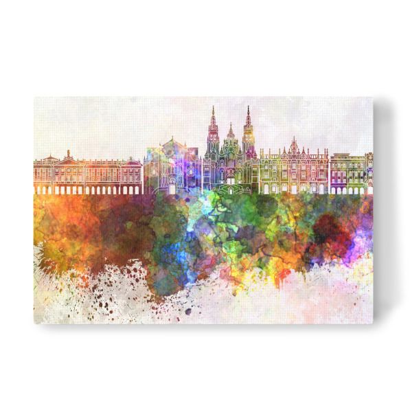 Leinwandbild "Santiago de Compostela skyline" artboxONE - Städte - Santiago de compostela