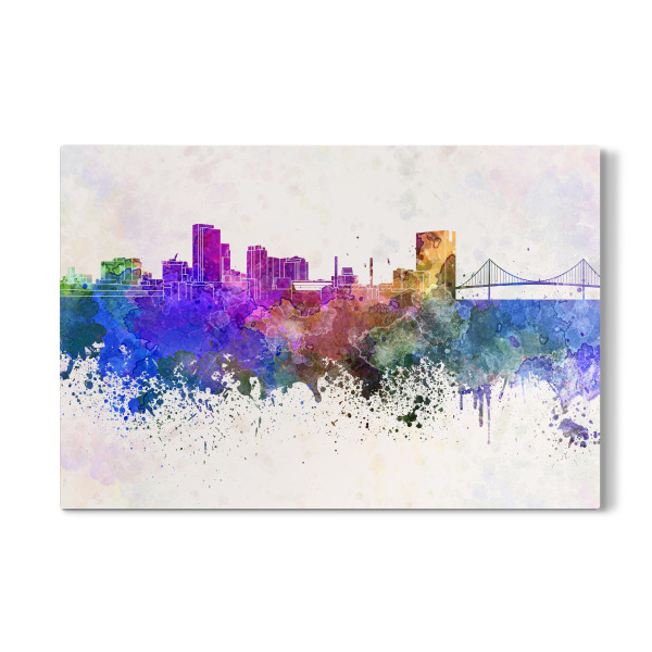 Galerie-Print "Toledo OH skyline in watercolor" 30x20 cm artboxONE