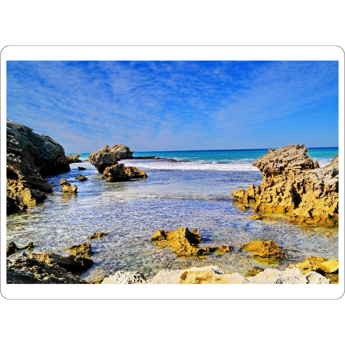 Tischset "De Hoop National Park Ocean" artboxONE - Reise / Afrika - De hoop,Südafrika,Meer,Küste - Bild de hoop
