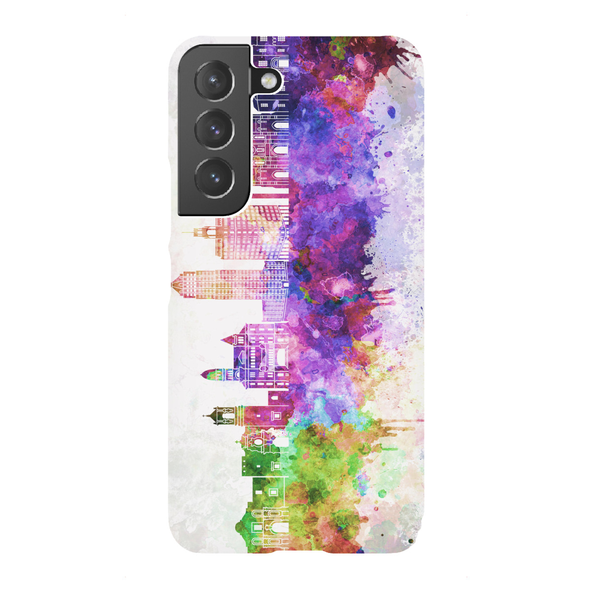 Samsung Galaxy "San Antonio V2 skyline watercolor" Premium-Case Handyhülle artboxONE