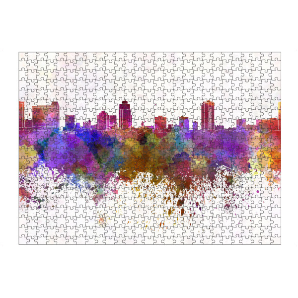 artboxONE Puzzle "St. Petersburg skyline watercolor" artboxONE - Städte - St.petersburg,Florida - Bild st.petersburg