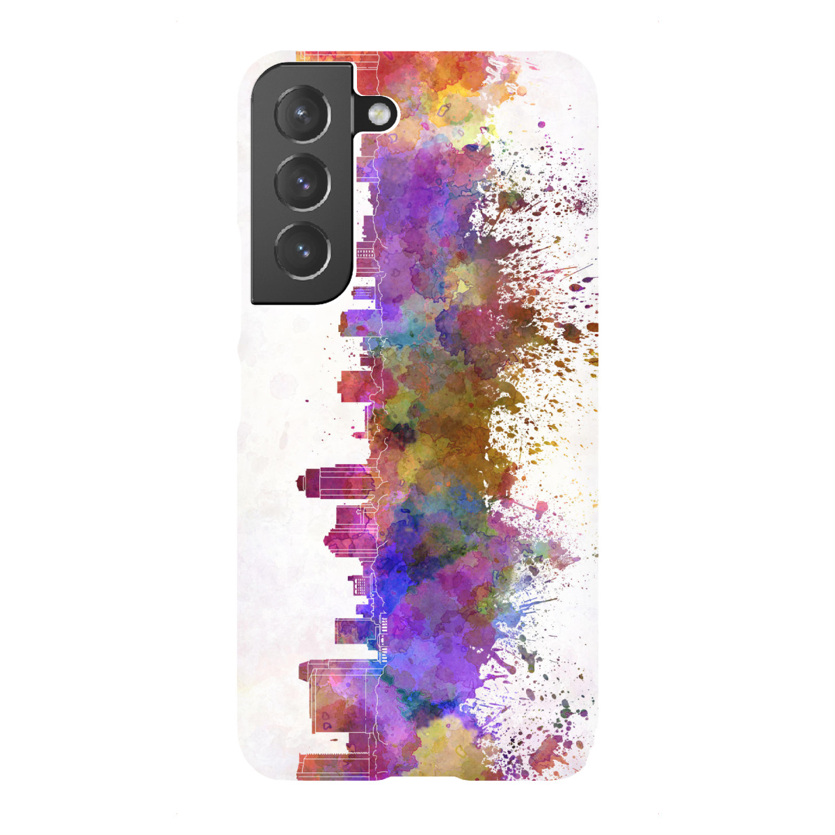 Samsung Galaxy "St. Petersburg skyline watercolor" Premium-Case Handyhülle artboxONE