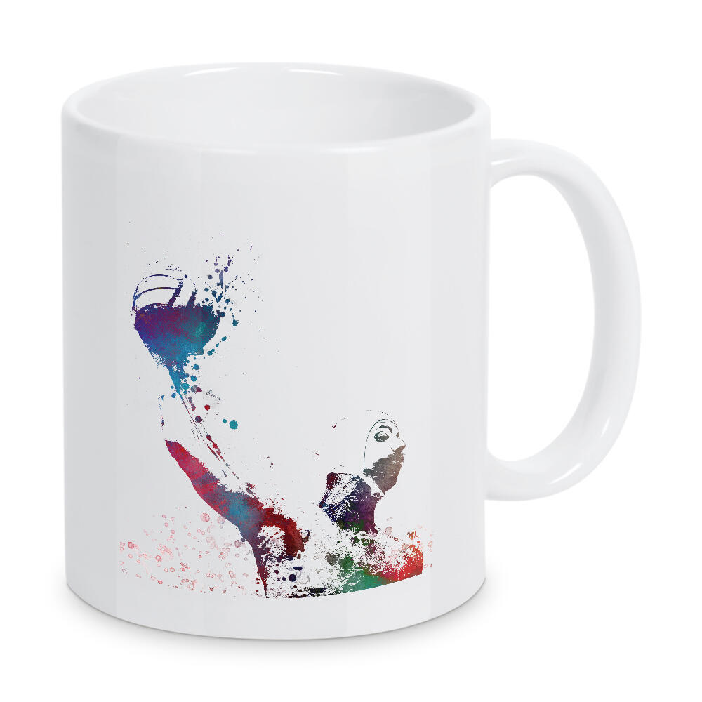 Tasse "Wasserball-Sportkunst A" artboxONE - Sport,Sport / Sommerspiele - Sport,Sport,Wasser,Polo,Wasserball,Schwimmen,Illustration