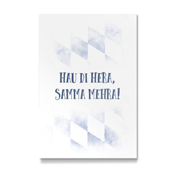 Galerie-Print "Typisch Bayern HAU DI HERA" 30x20 cm artboxONE